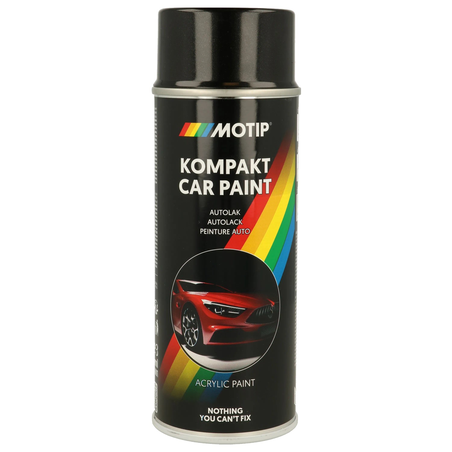 Motip Autolack Spray Kompakt 51020 Grau Metallic 400 ml