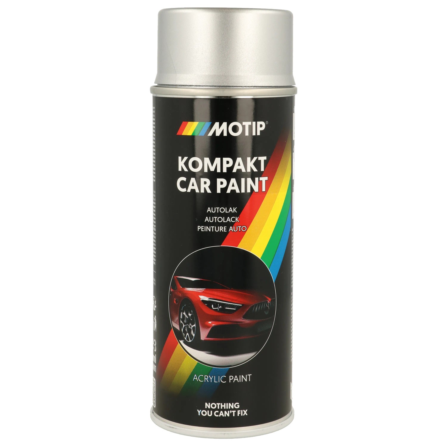 Motip Autolack Spray Kompakt 55250 Silber Metallic 400 ml