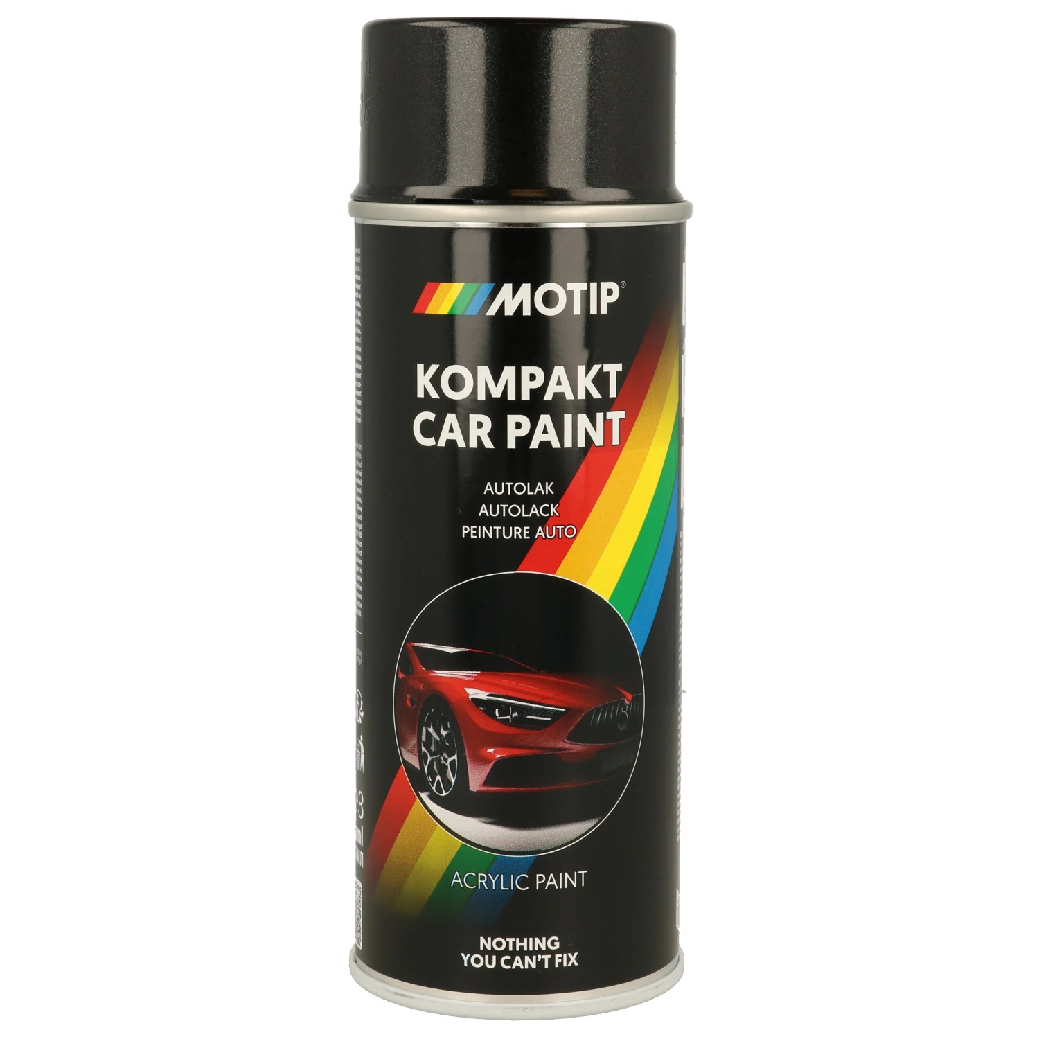 Motip Autolack Spray Kompakt 51024 Grau Metallic 400 ml