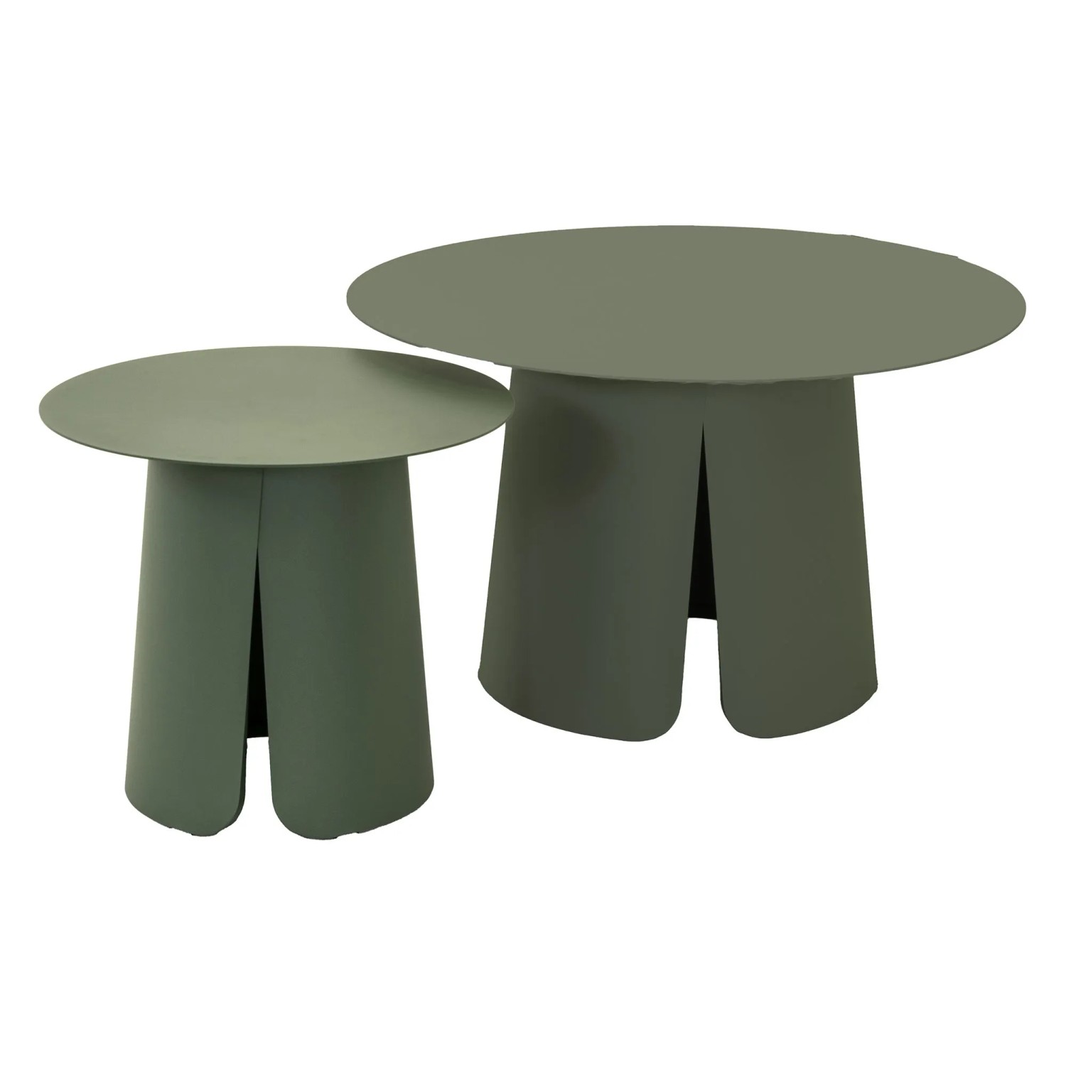 Lesli Beistelltisch-Set Oslo 2-teilig Grün
