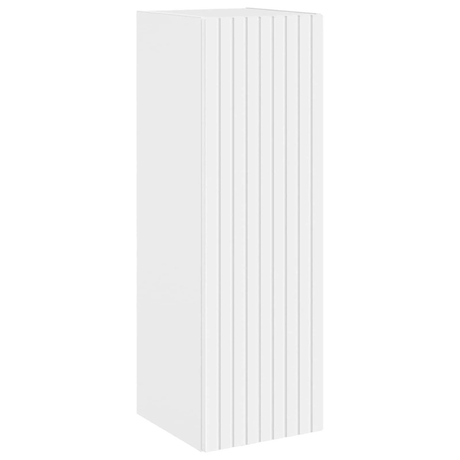 vidaXL Wandmontierter Badezimmerschrank Weiß 33 x 34,5 x 100 cm 890652