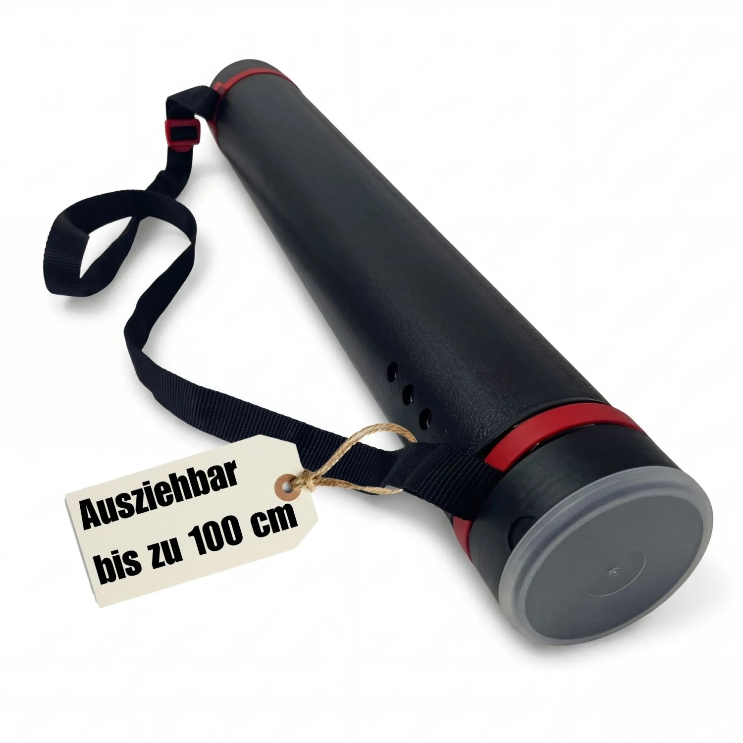 BigDean Posterrolle A0 Schwarz 60 100 Cm Verstellbar Flipchart Köcher Zeichenrolle Zeichenrollenköcher Plakatrolle BigDean Posterrolle A0 Schwarz 60-100 cm verstellbar - Flipchart Köcher - Zeichenrolle - Zeichenrollenköcher - Plakatrolle