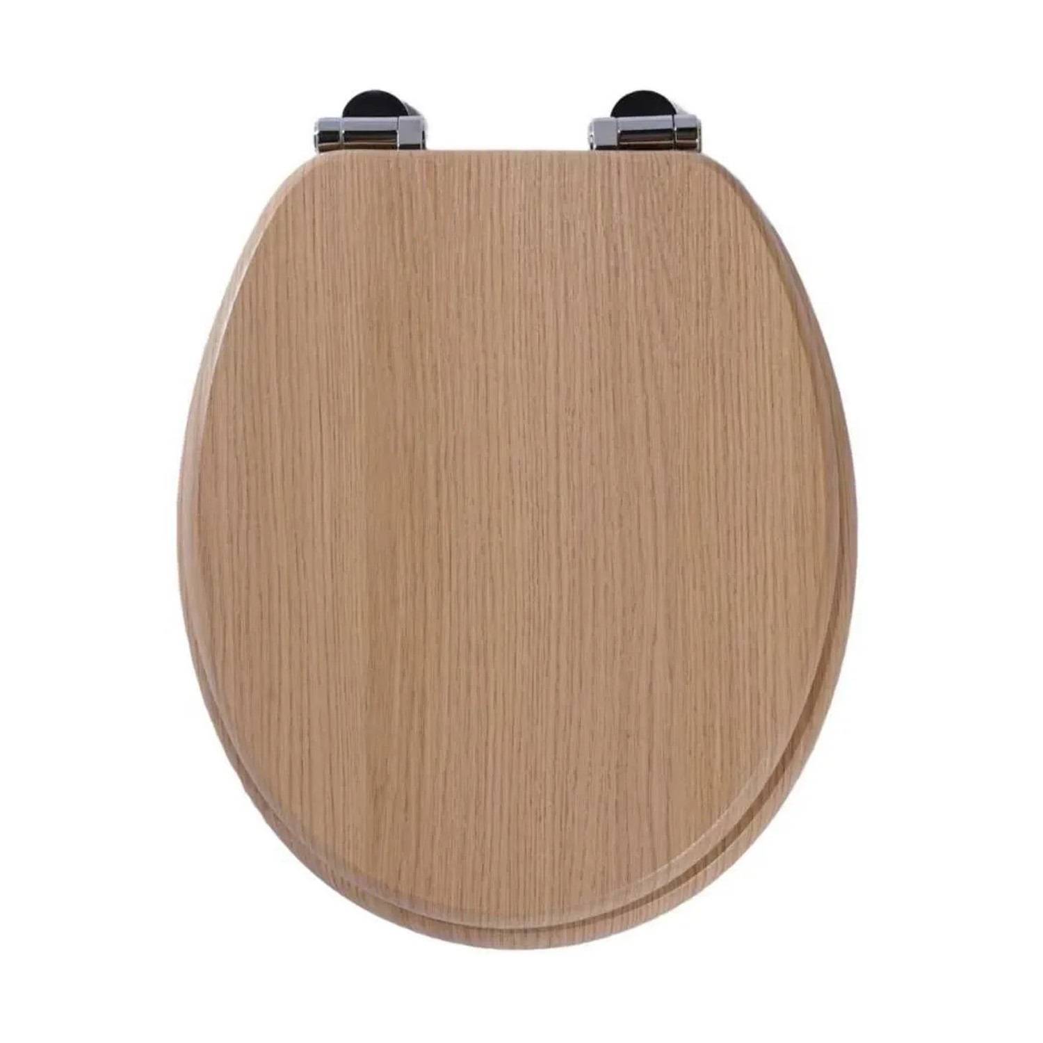 Sinobath WC Sitz mit Absenkautomatik MDF Helles Eichenholz