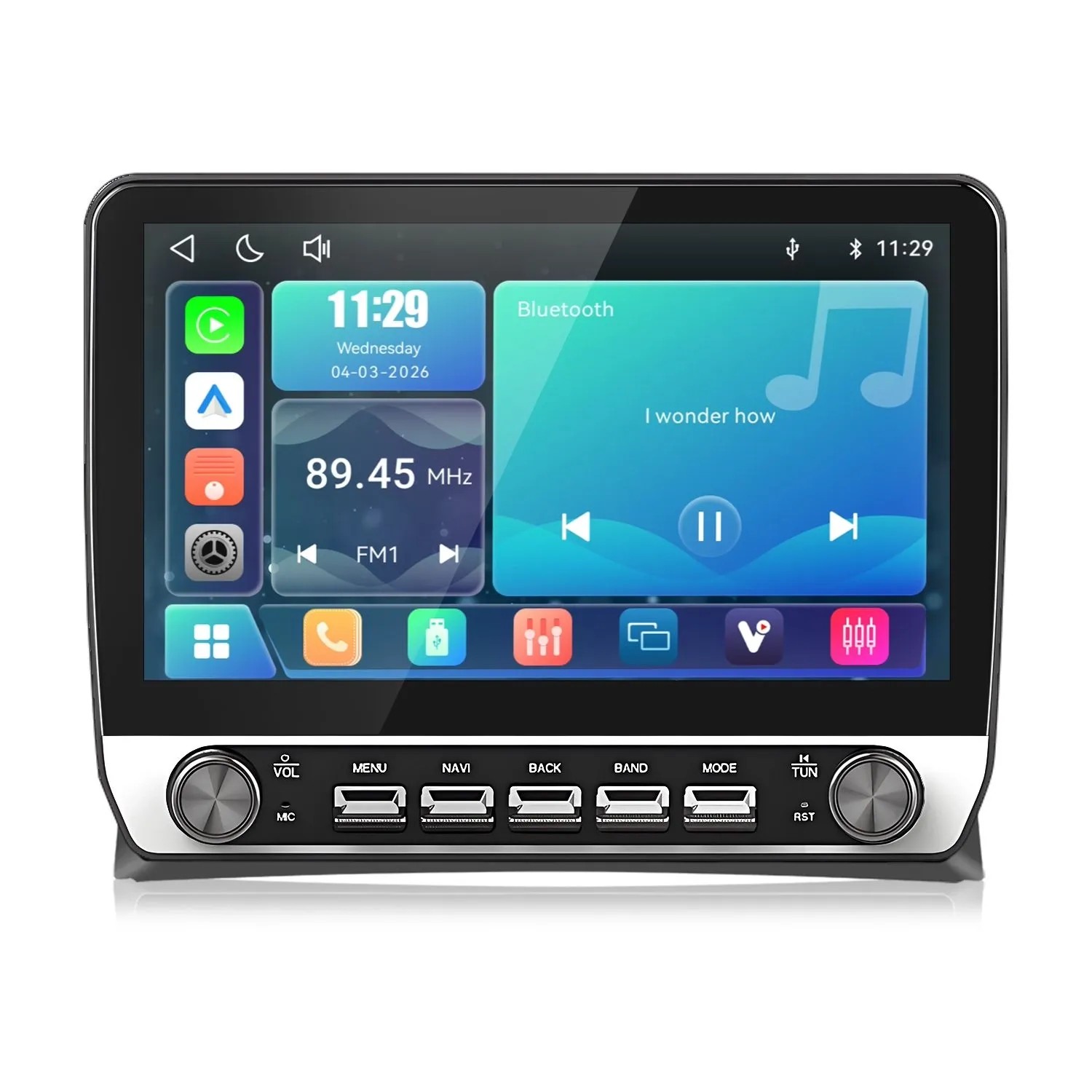 Junsun Autoradio Für VW Multivan T5 2008-2015 Linux Mit Drehknopf