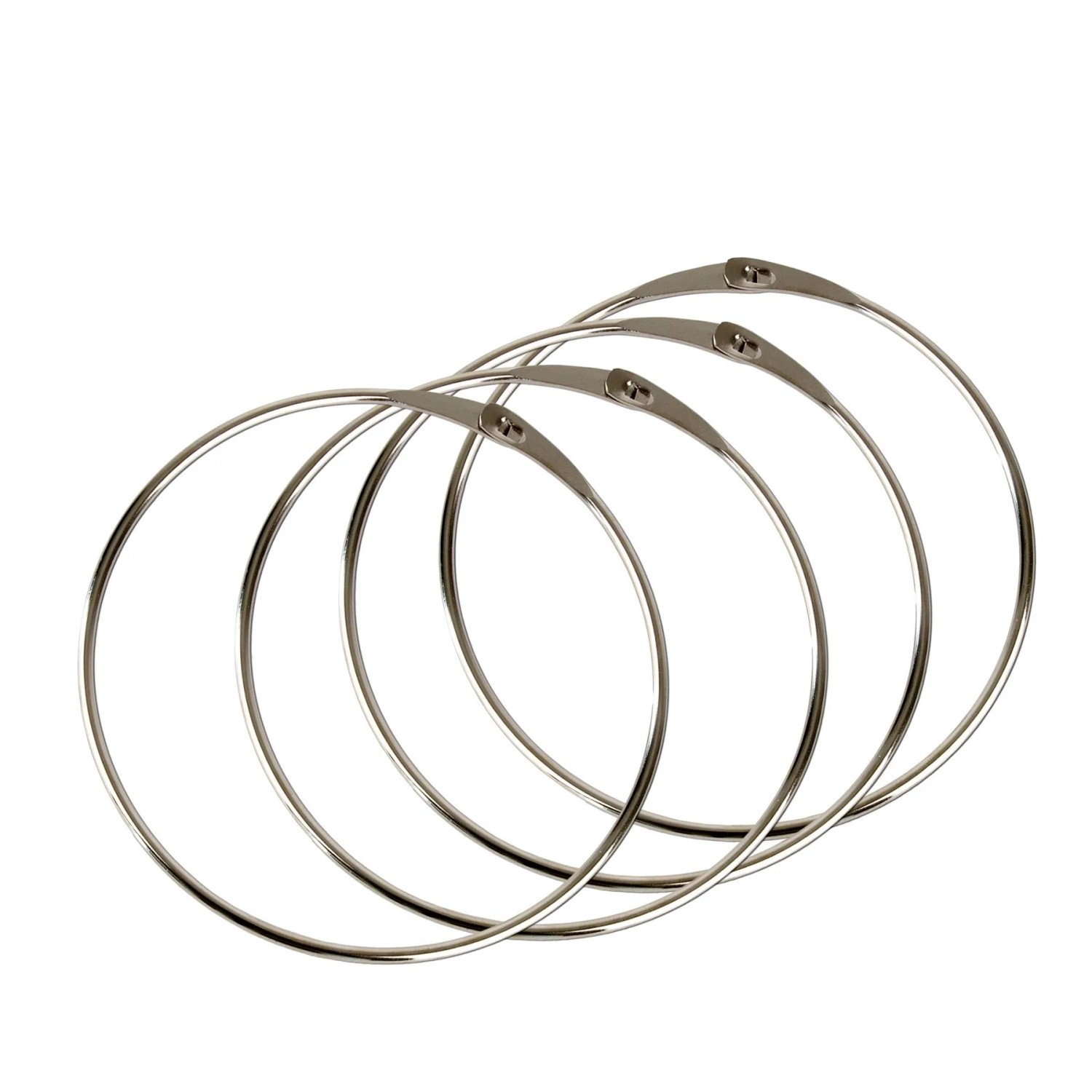 BigDean 4x Warenring Schlüsselring 150mm Ring mit Schnellverschluss