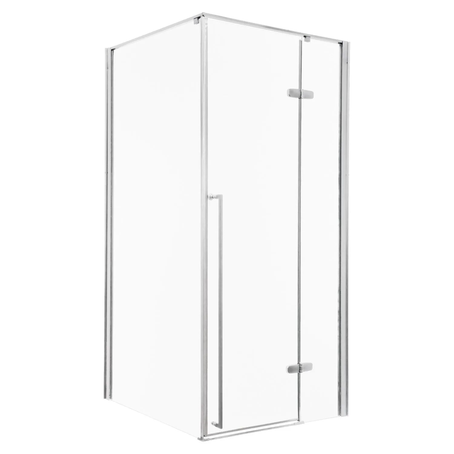 Kerra Duschkabine Long Verchromt 80 x 80 cm ohne Duschwanne