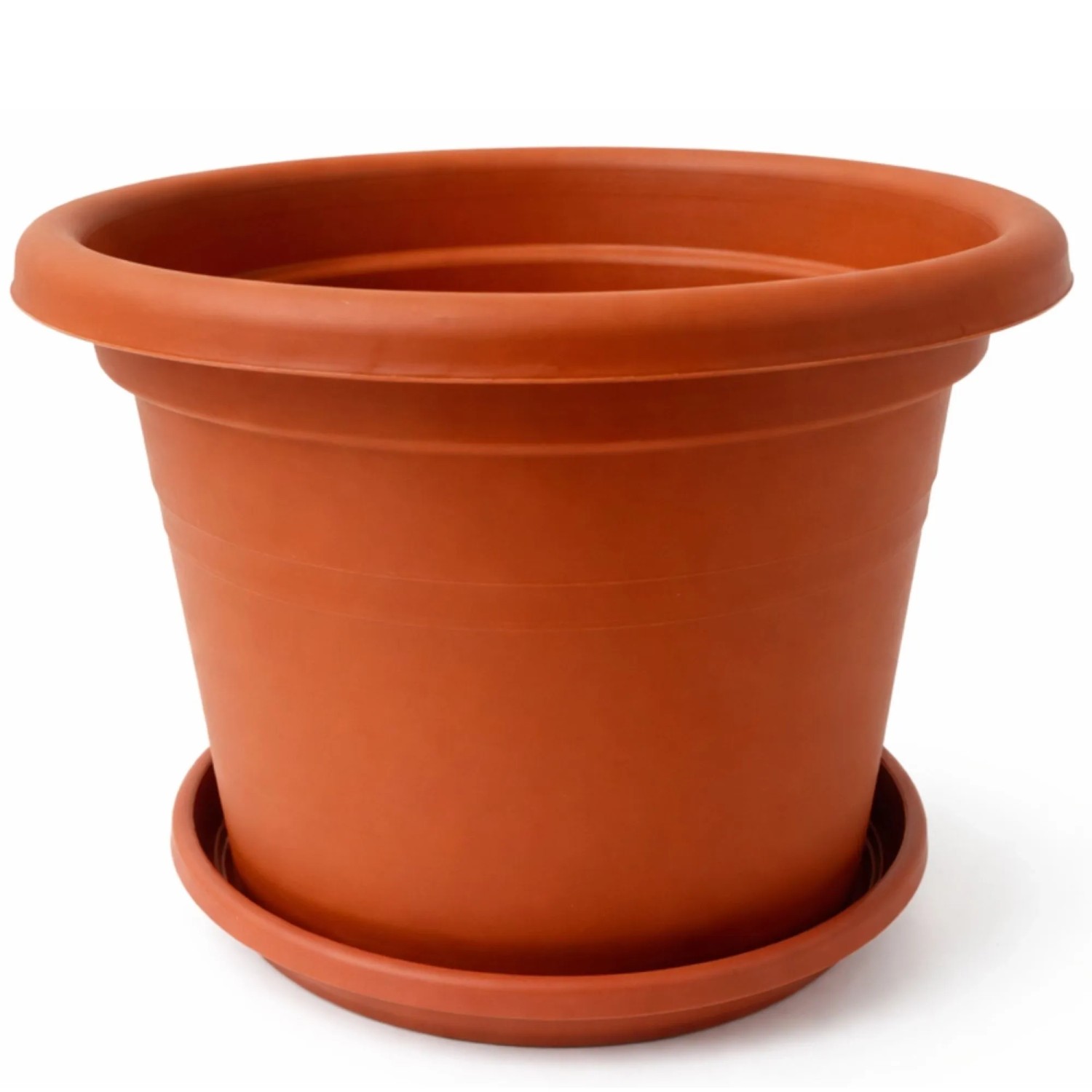 BigDean 1 Stück Blumentopf Mit Untersetzer Rund Durchmesser 20 Cm Terracotta Wetterfester Pflanzkübel Made In Europe BigDean 1 Stück Blumentopf mit Untersetzer rund ø 20 cm Terracotta – wetterfester Pflanzkübel Made in Europe