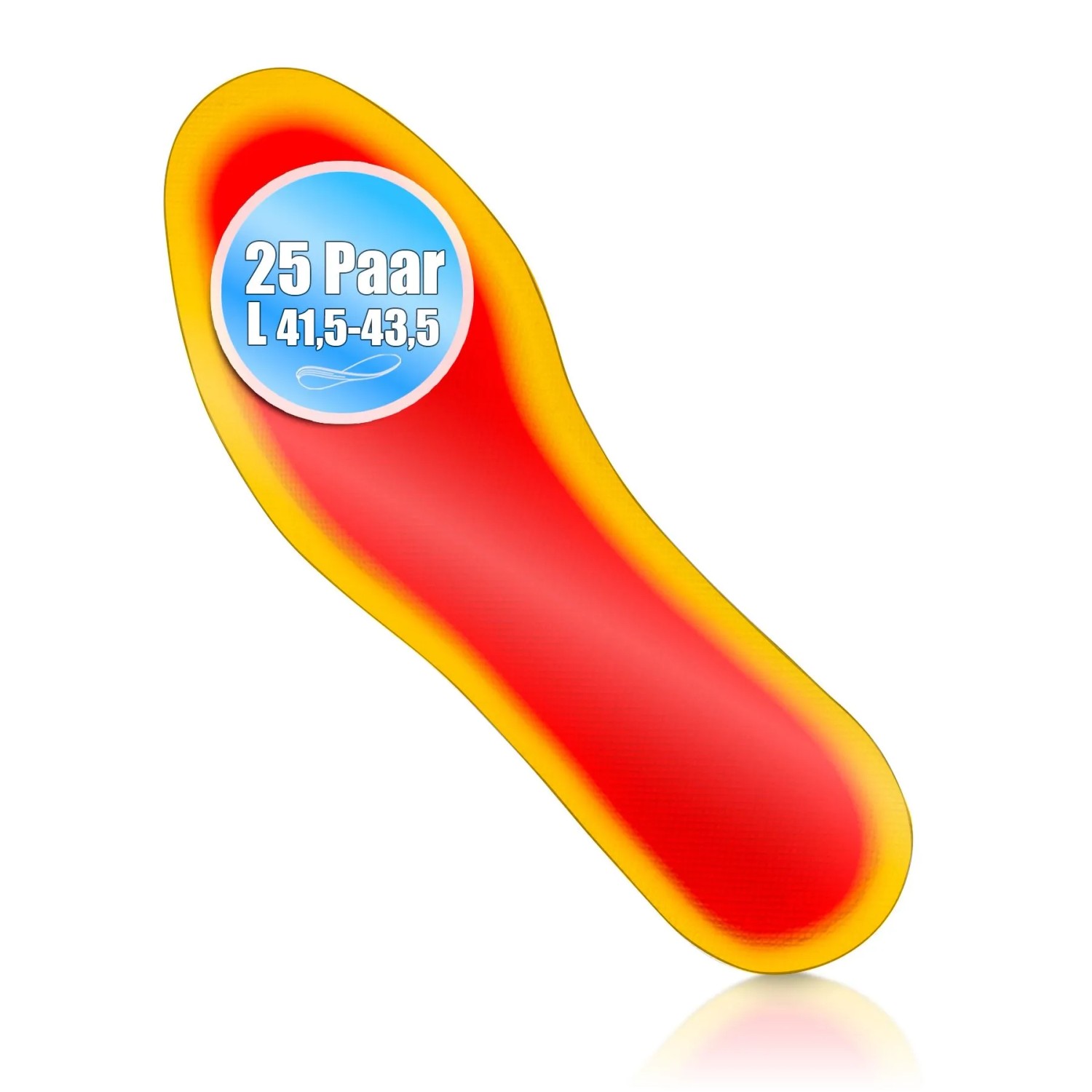 BigDean 25 Paar Fußwärmer Sohlenwärmer Für Schuhgröße 41 5 43 5 8h Wärme Ohne Strom BigDean 25 Paar Fußwärmer – Sohlenwärmer für Schuhgröße 41,5-43,5 8h Wärme – ohne Strom