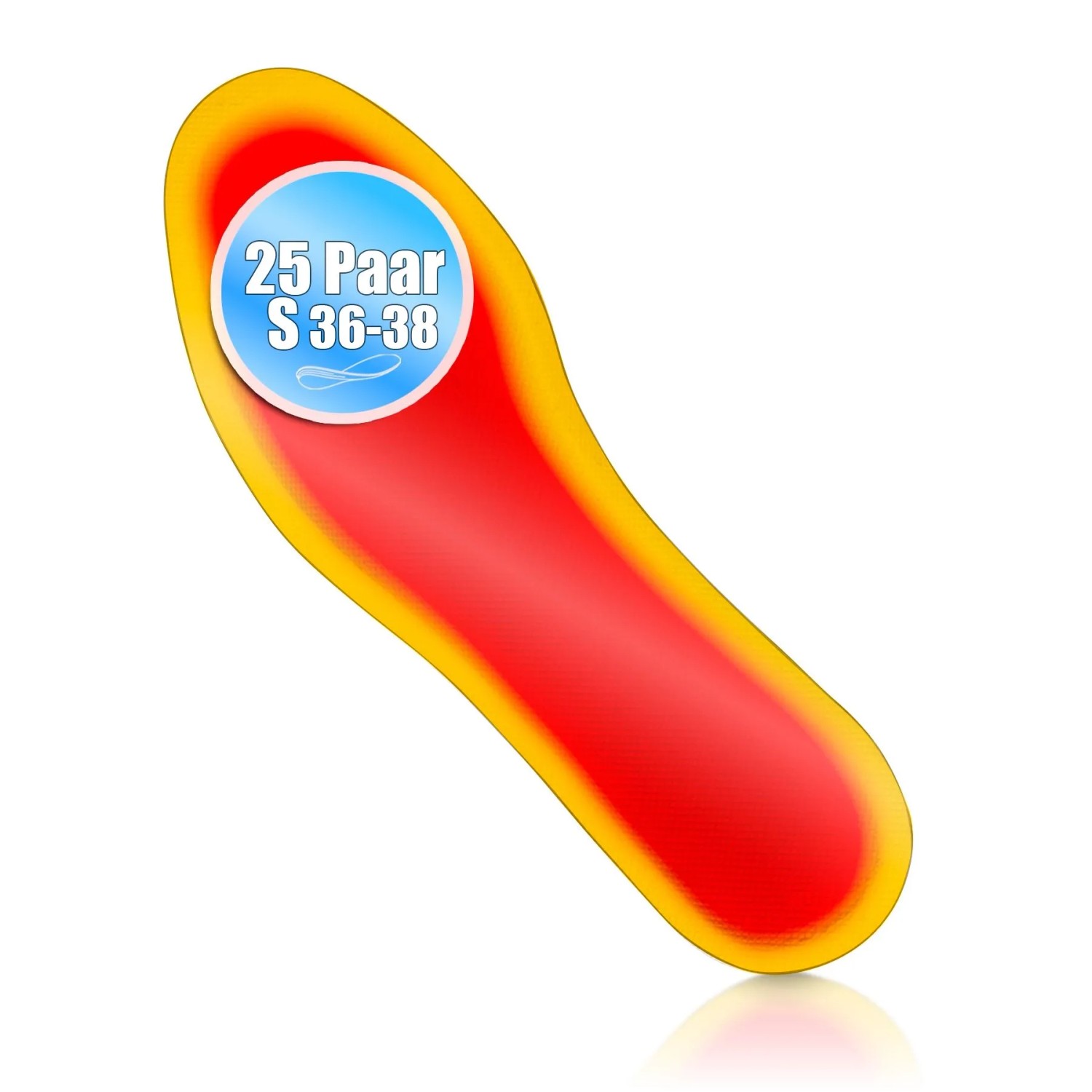 BigDean 25 Paar Fußwärmer Sohlenwärmer Für Schuhgröße 36 38 8h Wärme Ohne Strom BigDean 25 Paar Fußwärmer – Sohlenwärmer für Schuhgröße 36-38 8h Wärme – ohne Strom