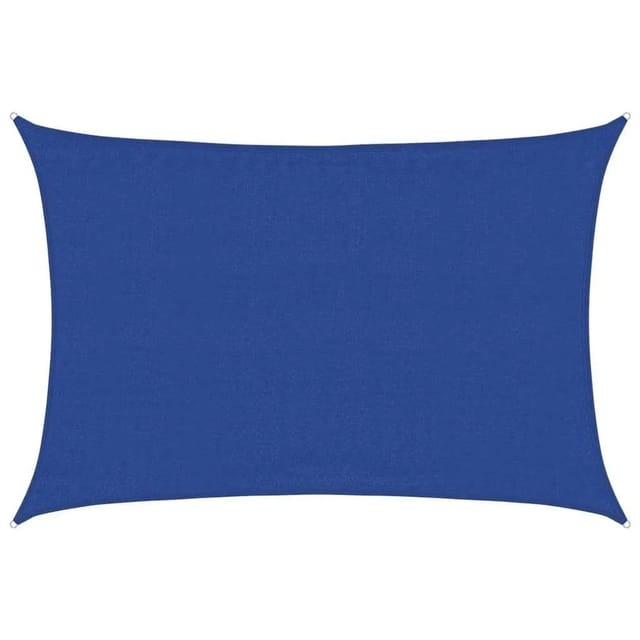 Sonnensegel 160 g/m² Rechteckig Blau 3,5x5 m HDPE vidaXL