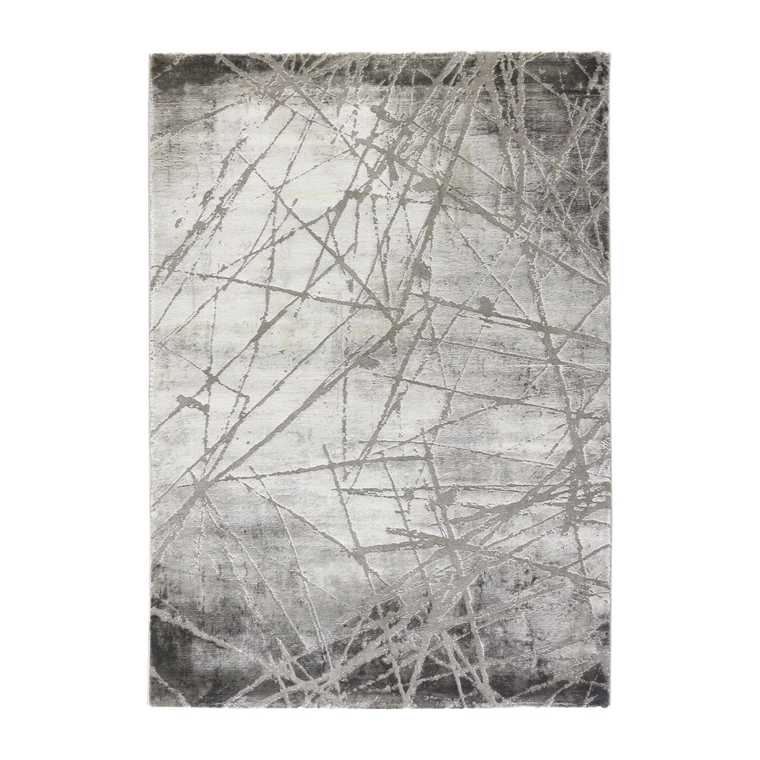 Mömax Webteppich Manchester 1 in Grau ca. 80x150cm
