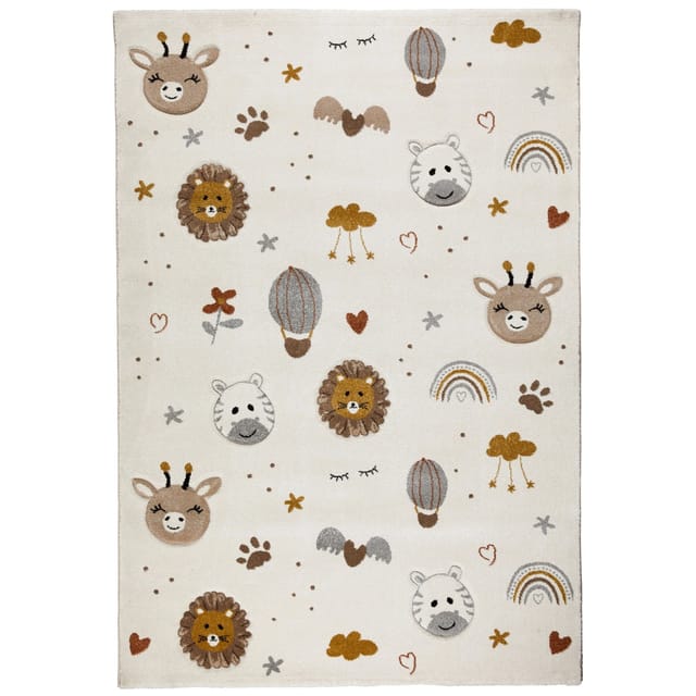 Mömax Kinderteppich Sunny 1 in Beige/Braun ca. 120x170cm