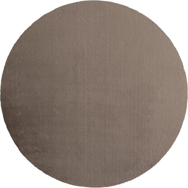 Mömax Kunstfell Caroline 5 Dunkelbraun ca. Ø 120cm