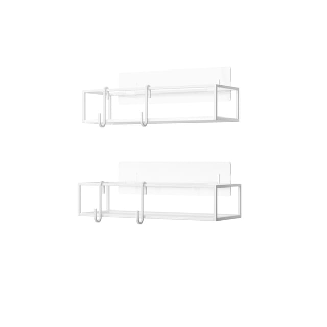 Mömax Duschregal Cubiko Weiß, 2er Set
