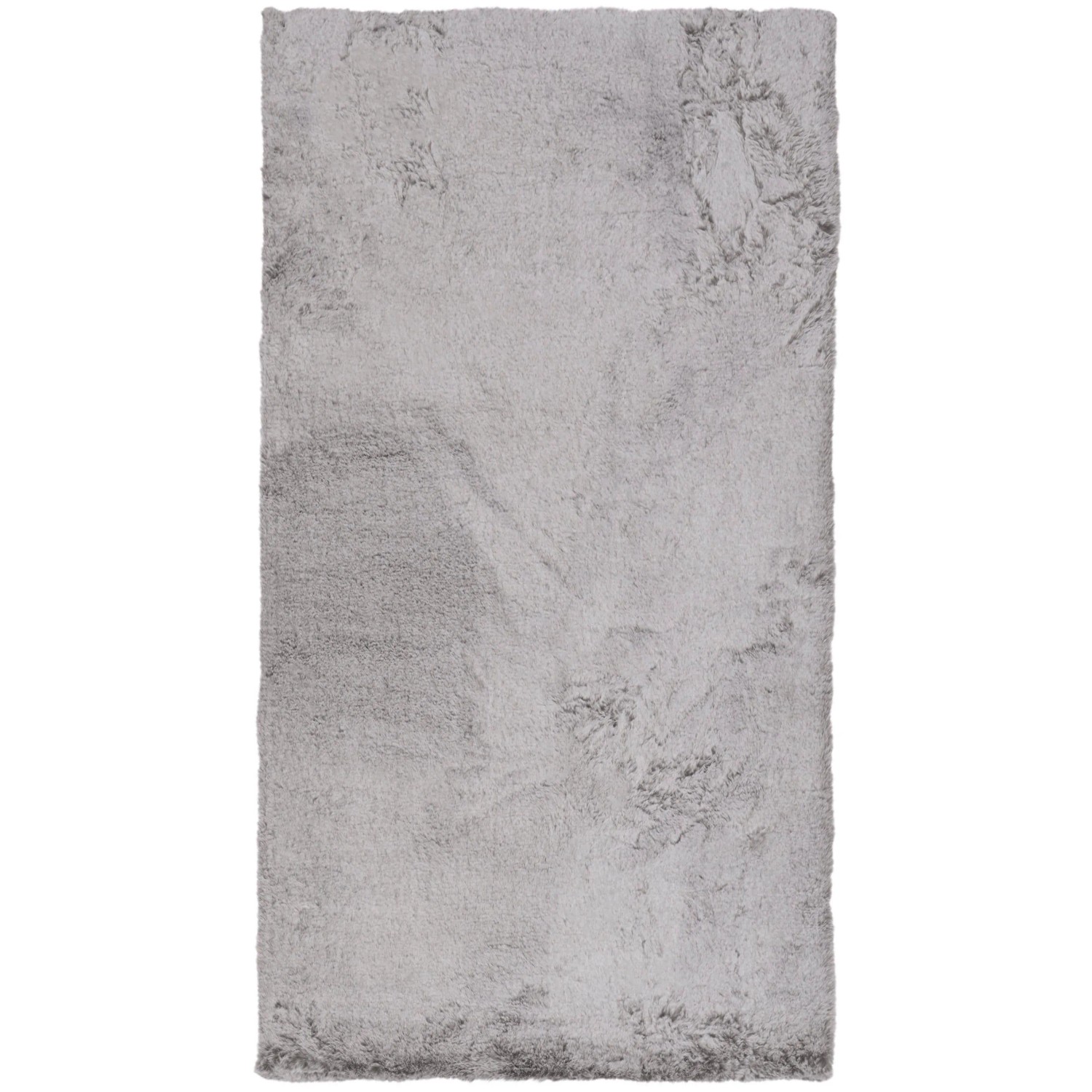 Mömax Kunstfell Denise 1 in Silber/Weiß ca. 80x150cm