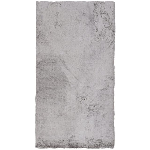 Mömax Kunstfell Denise 1 in Silber/Weiß ca. 80x150cm