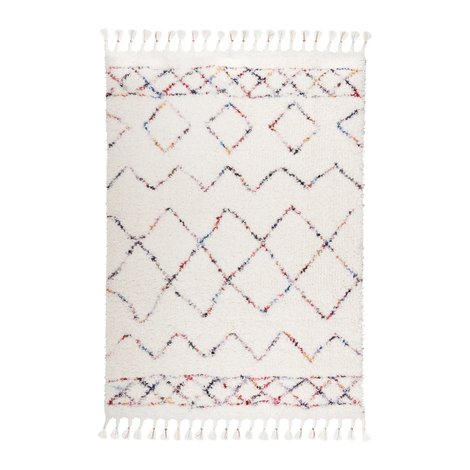 Bessagi Home Webteppich Airi 3 in Creme ca. 120x170cm
