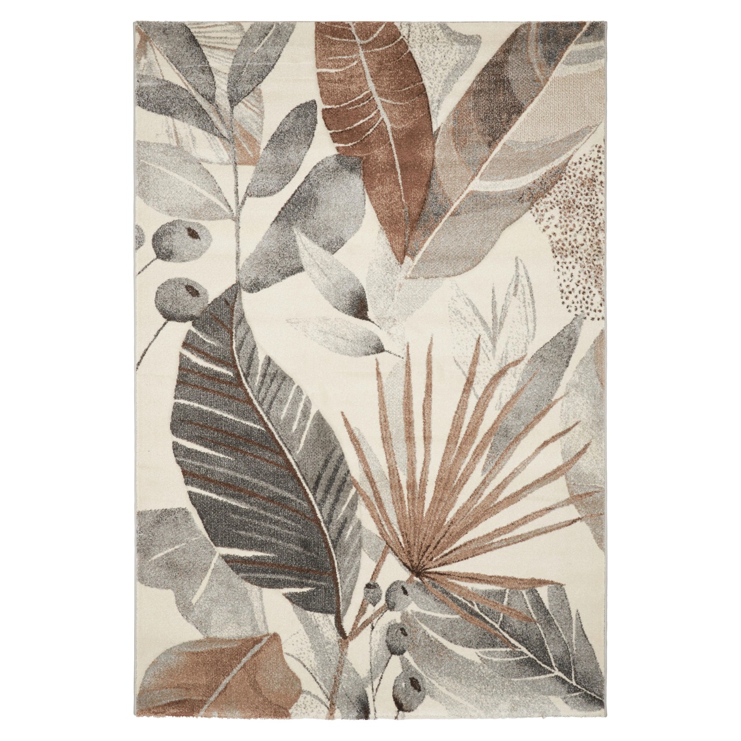Mömax Webteppich Flora 1 Creme ca. 80x150cm