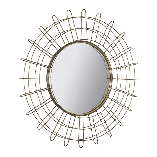 Bessagi Home Spiegel Miranda Ø ca.76cm Messing