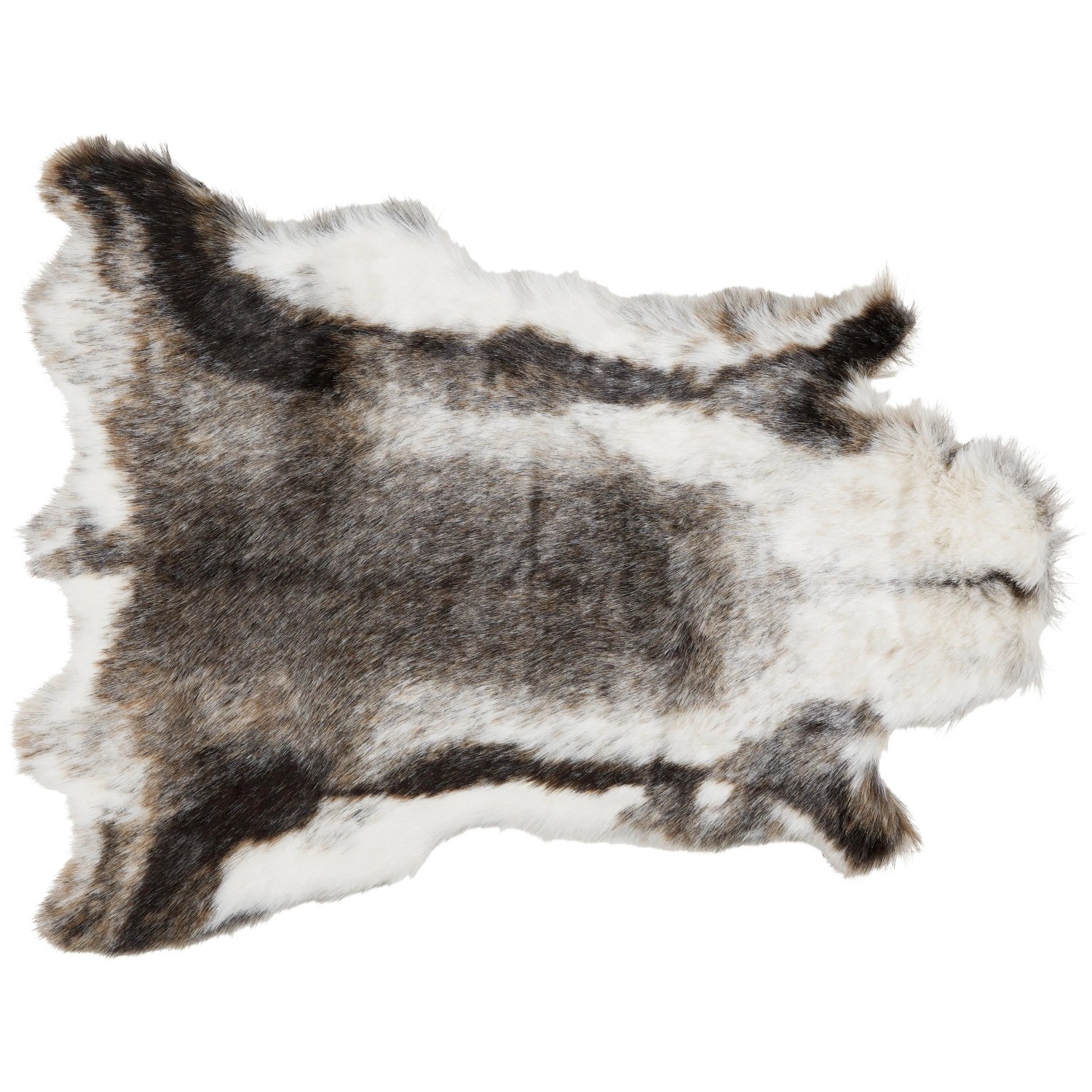 Modern Living Kunstfell Rudolf in Grau ca. 90x110cm