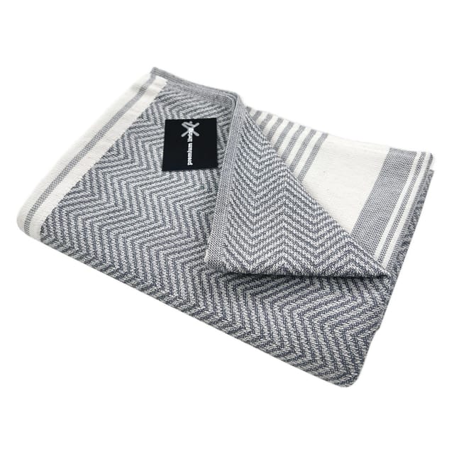 Premium Living Geschirrtuch-Set Milo Hellgrau 2-teilig