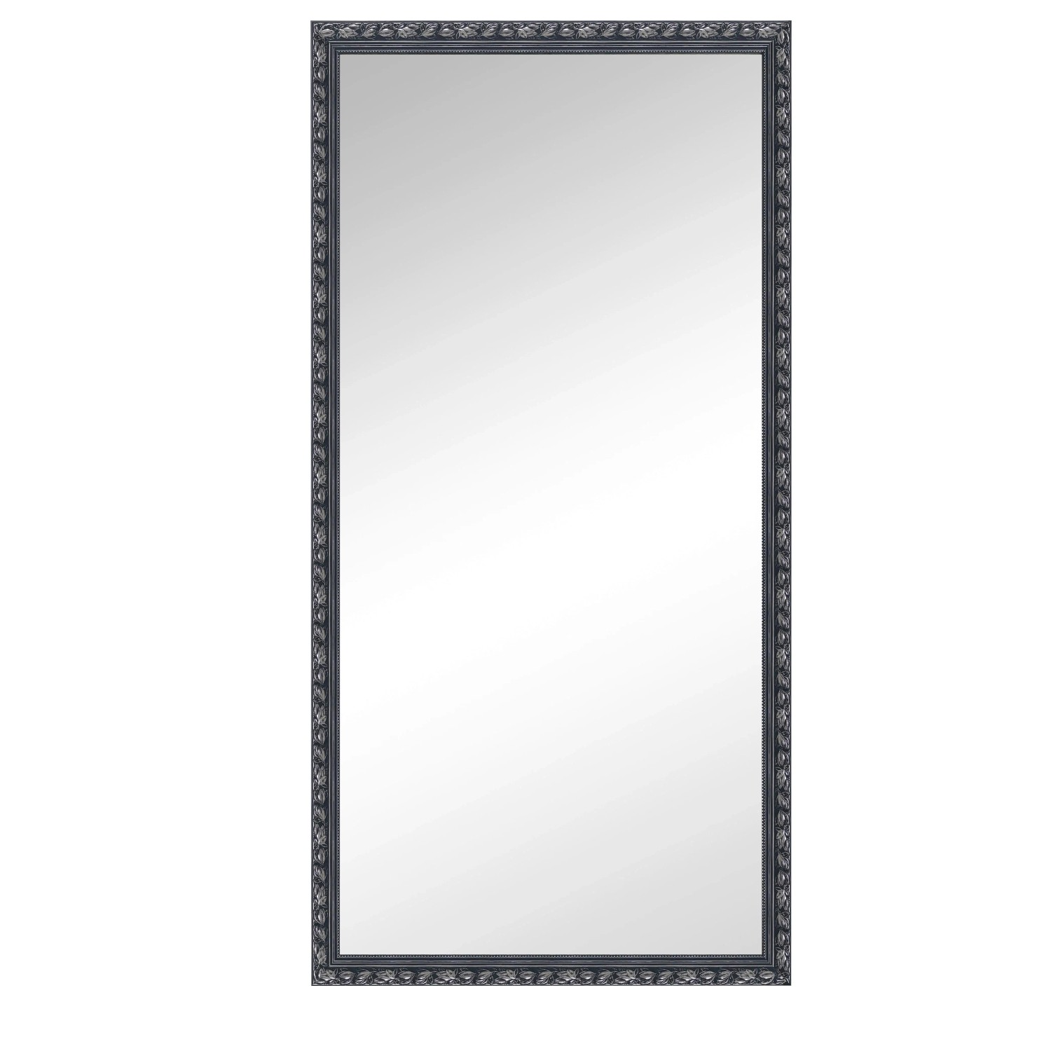 Premium Living Wandspiegel in Schwarz/Silberfarben