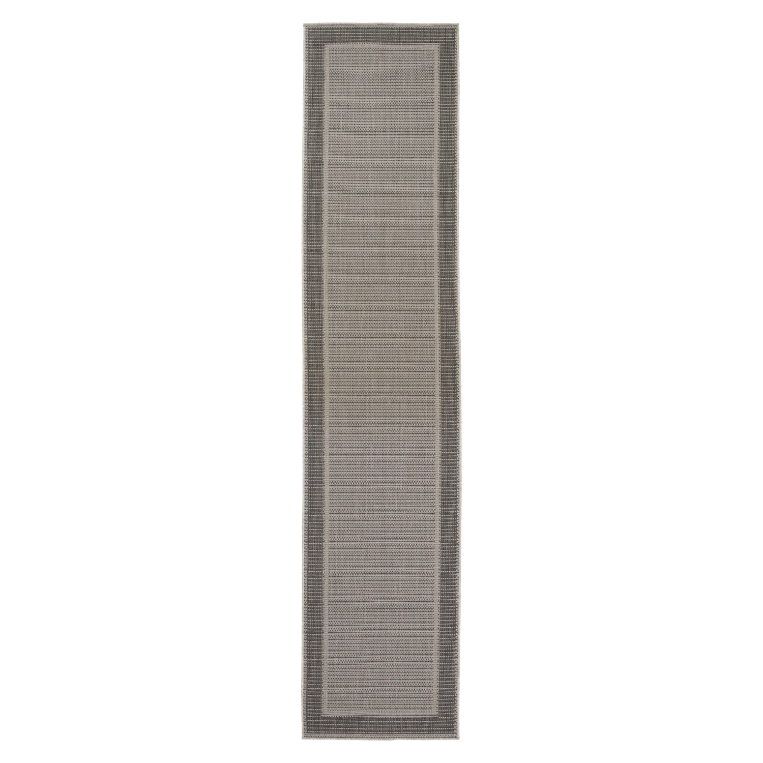 Modern Living Flachwebteppich Country Grau 1 ca. 80x350cm