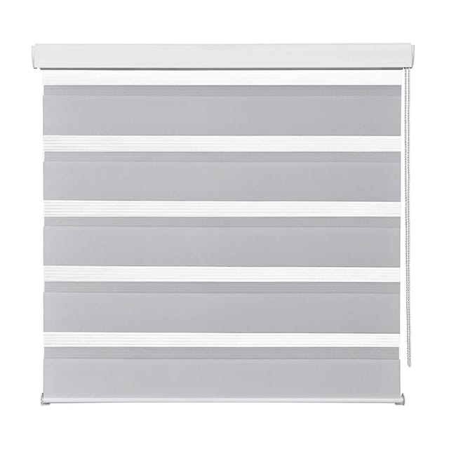 Premium Living Doppelrollo Thomas in Grau ca. 90x210cm