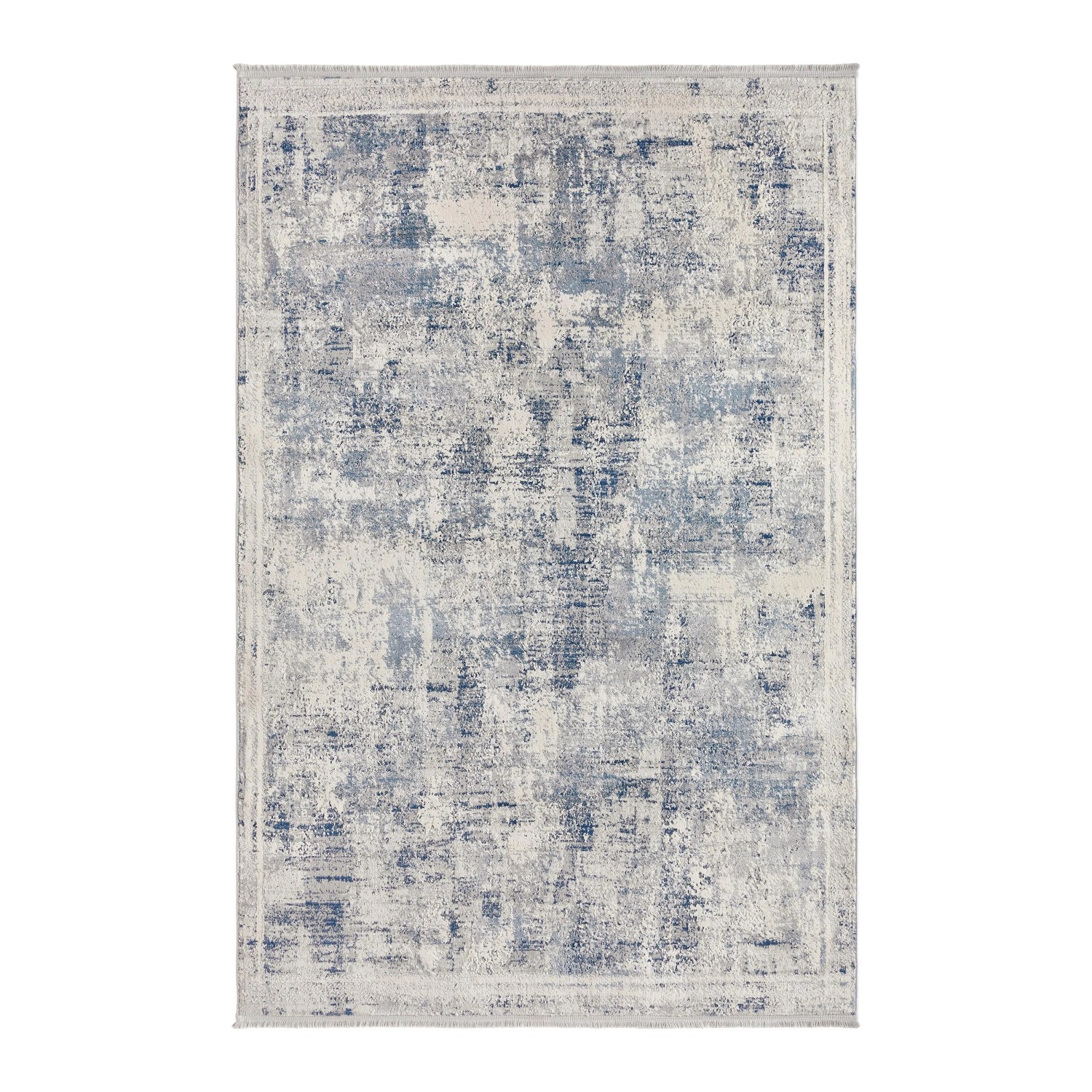 Mömax Webteppich Isvind Creme/Hellblau ca. 120x170cm