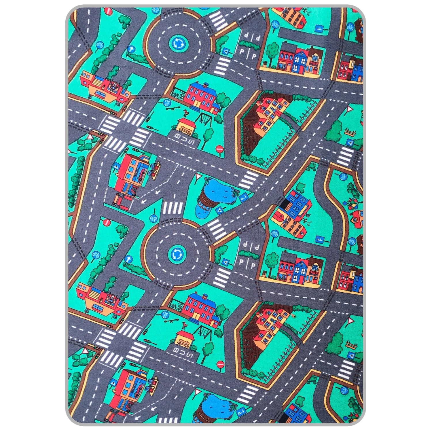 Modern Living Spielteppich Ralley in Bunt ca. 100x175cm