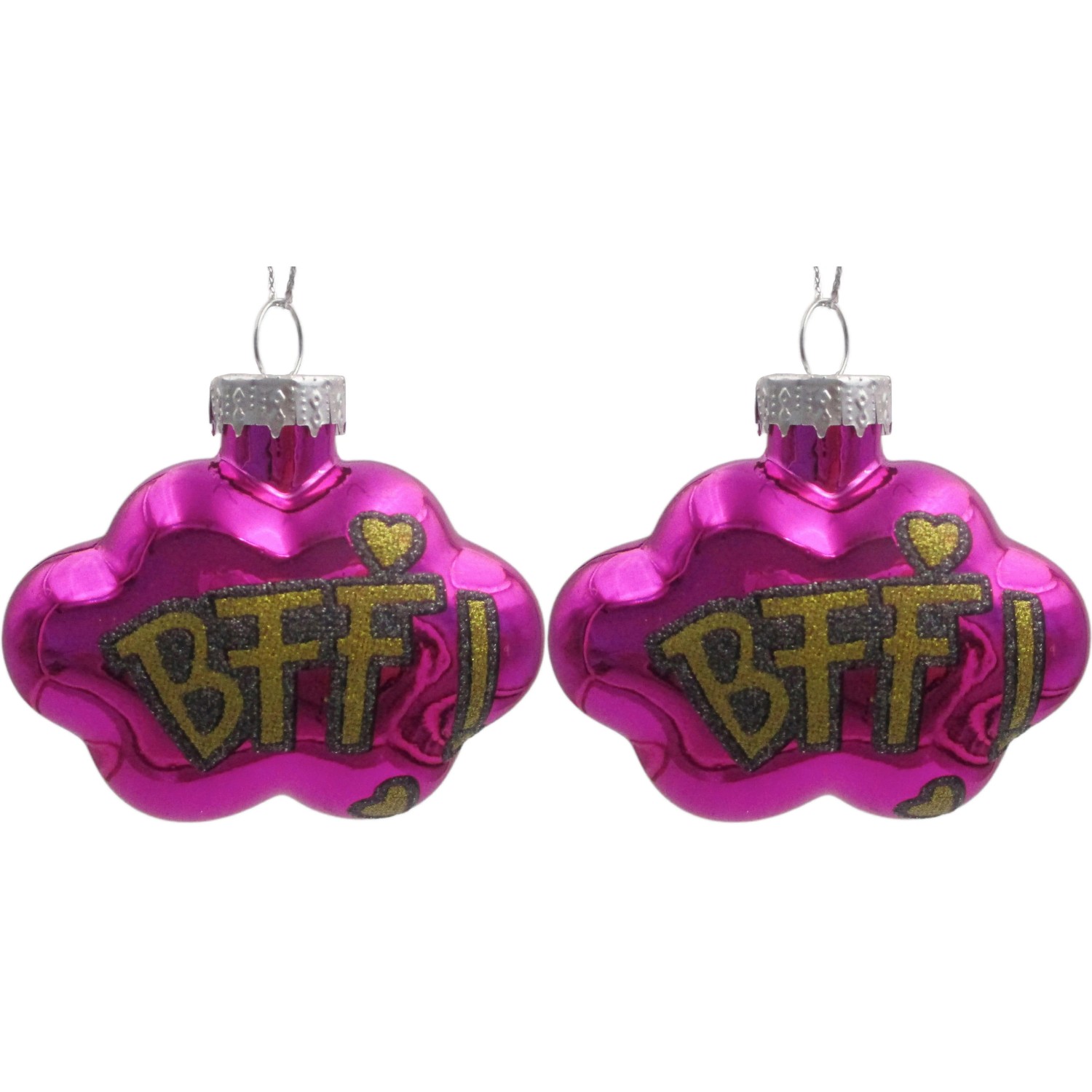 Mömax Christbaumanhänger Figures Pink 2-teilig