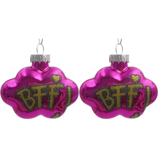 Mömax Christbaumanhänger Figures Pink 2-teilig