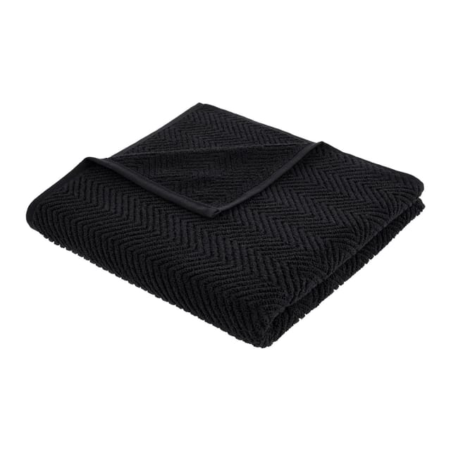 Premium Living Duschtuch Ocean Schwarz ca. 67x140cm