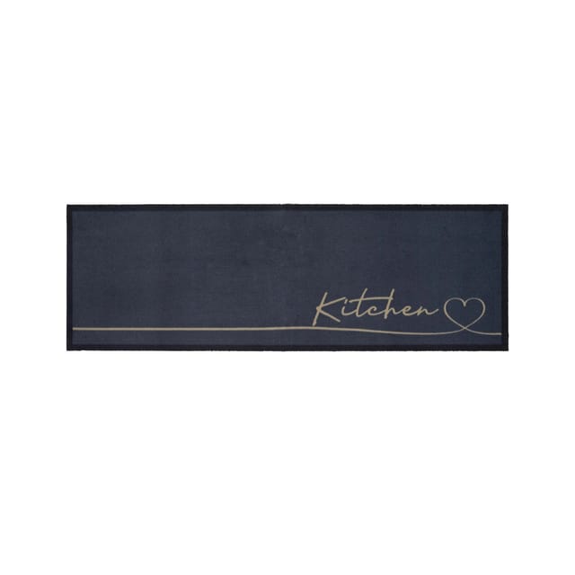 Modern Living Läufer Hearty Line in Grau ca. 50x150cm