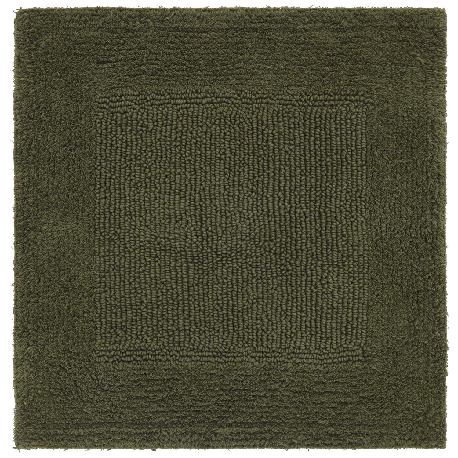 Premium Living Badematte Karen in Dunkelgrün 50x50cm