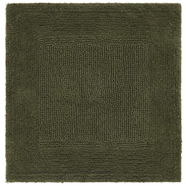 Premium Living Badematte Karen in Dunkelgrün 50x50cm