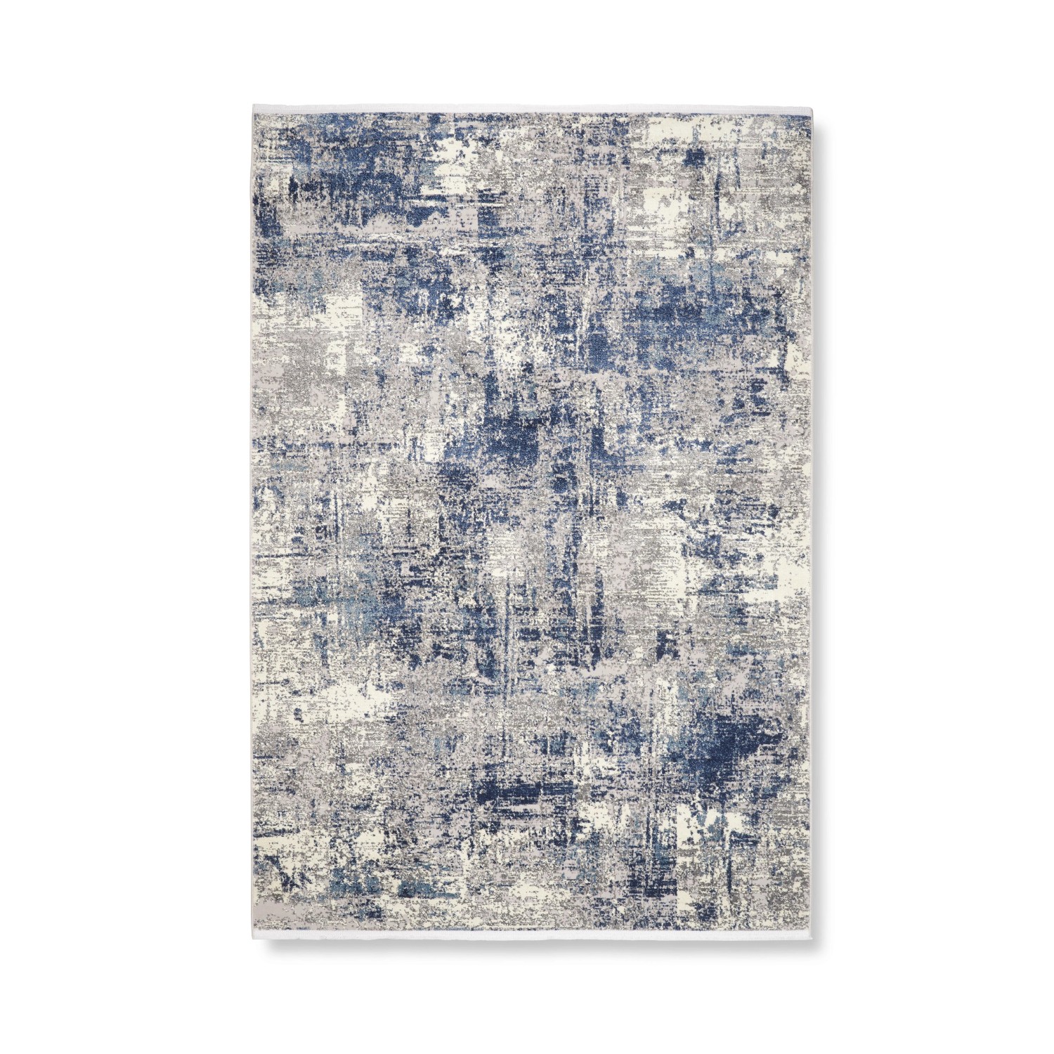 Mömax Webteppich Malik 2 in Blau/Grau ca. 120x170cm