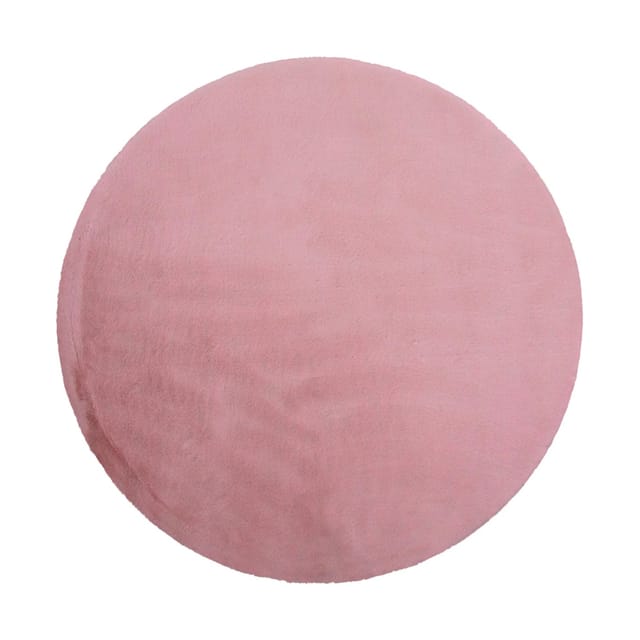 Mömax Kunstfell Caroline 5 Altrosa Ø ca. 120cm