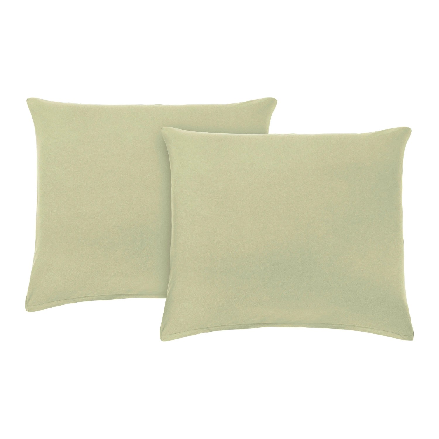 Modern Living Kissenhüllen-Set Basic Salbeigrün ca. 80x80cm, 2 Stk.