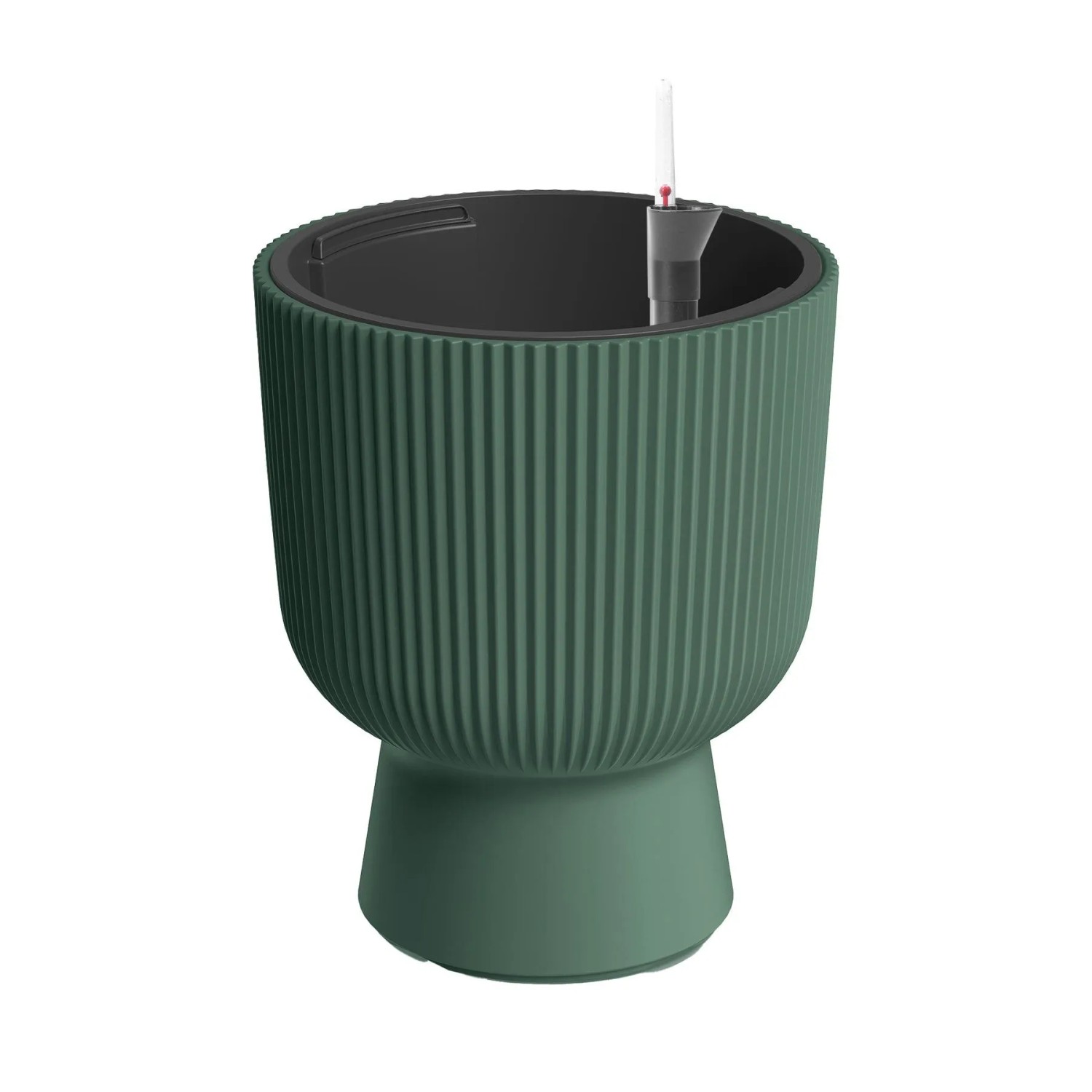 VidaAtHome.de Design-Pflanzgefäß ALVY ø 30cm mit Bewässerungseinsatz Grün
