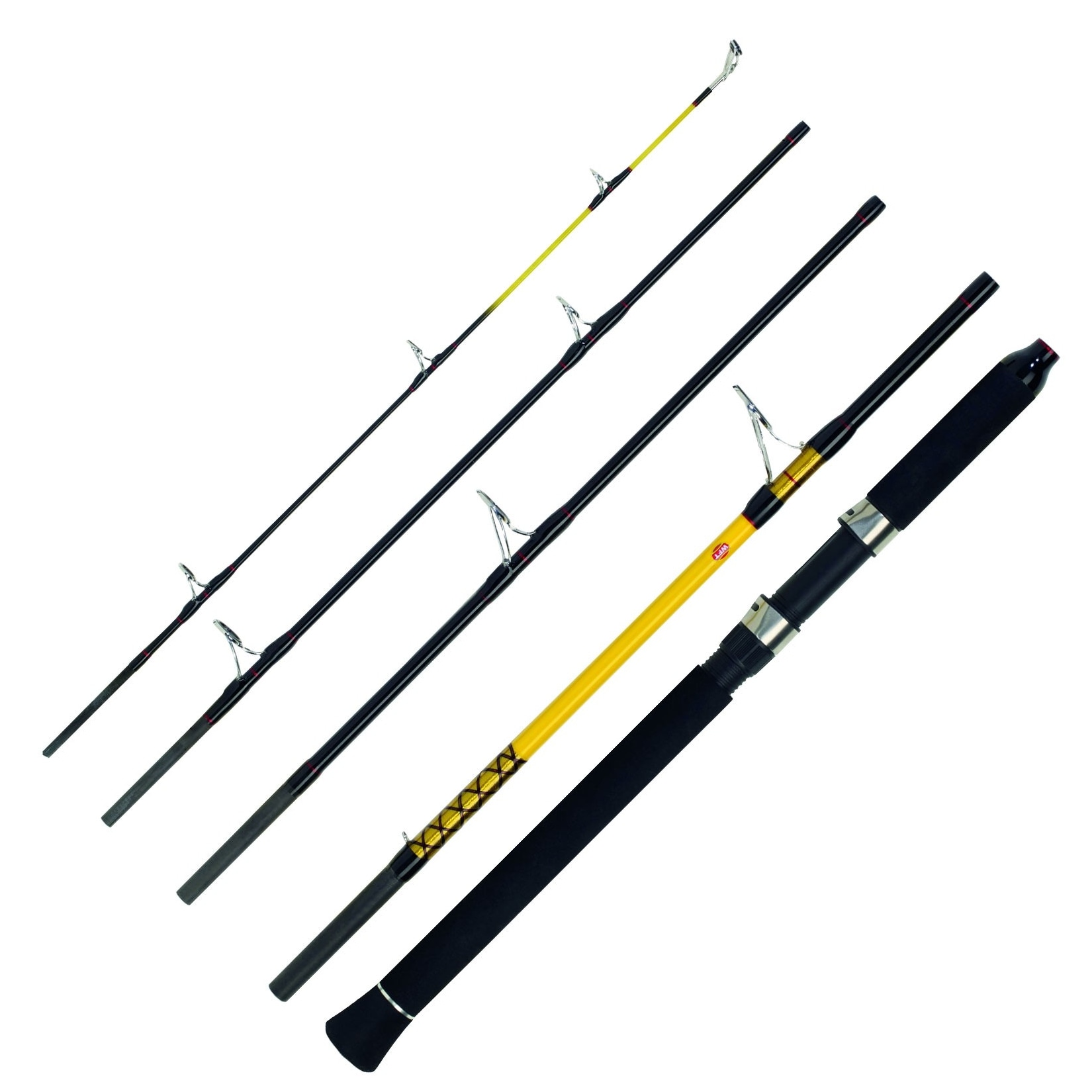 WFT Never Crack Big Fish 2,40m 150-700g 5 Teile Meeresrute Reiserute