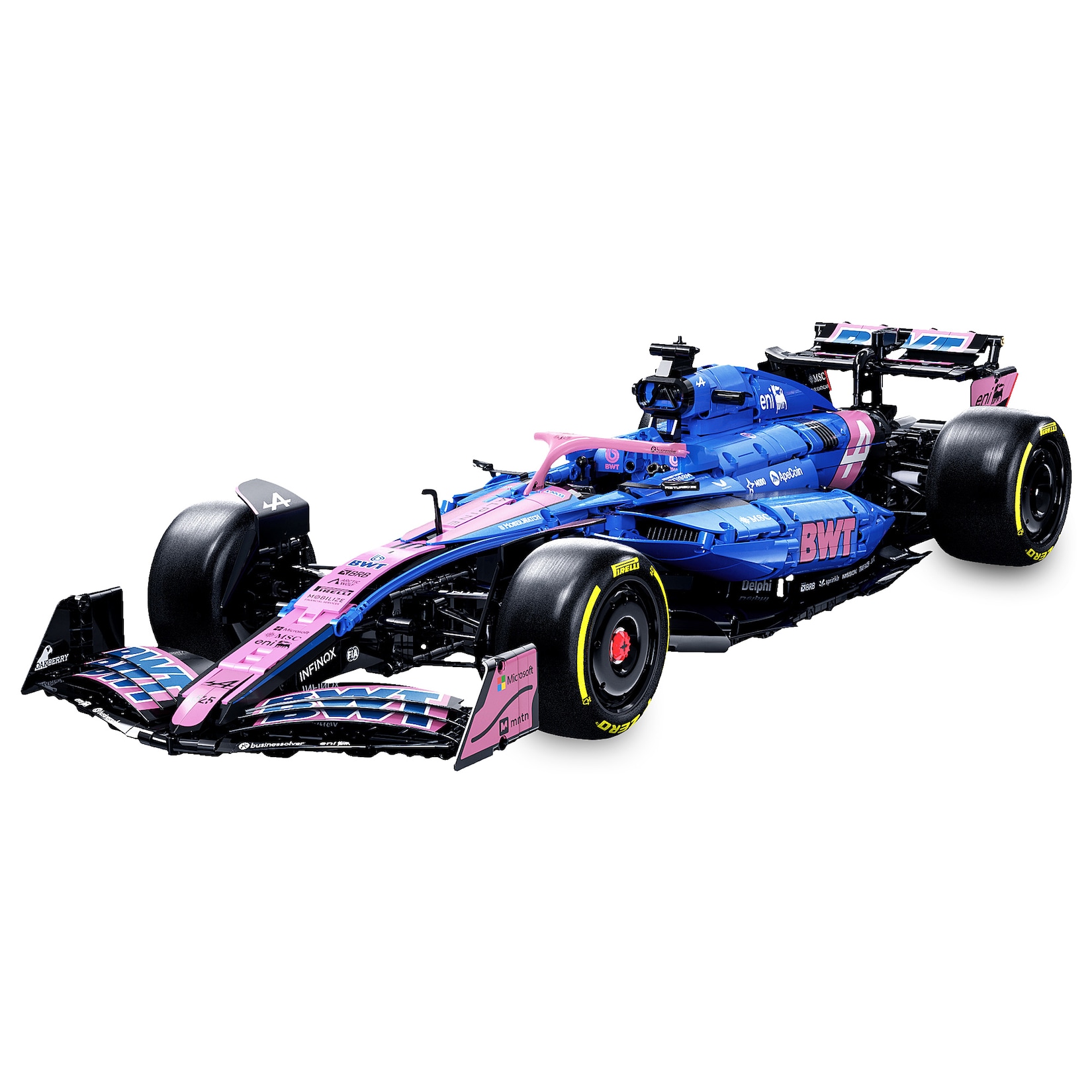 JAMARA-402925 CaDA BWT Alpine Formula One™ Team A525 1:8 blau Bricks
