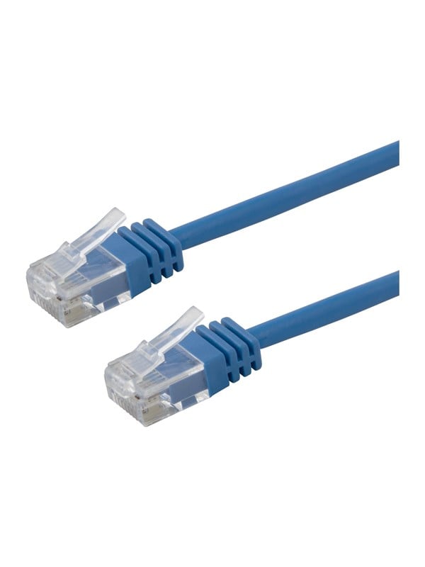 Deltaco patch cable - 50 cm - blue - Blau