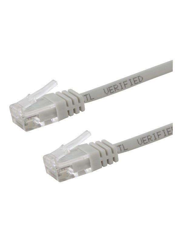 Deltaco patch cable - 50 cm - grey - Grau
