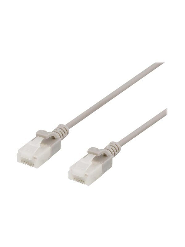 Deltaco patch cable - grey - Grau