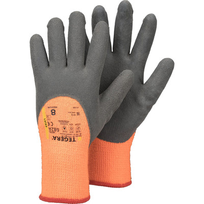 Kälteschutzhandschuhe TEGERA 682A, Kat. II, orange/grau, Gr. 10