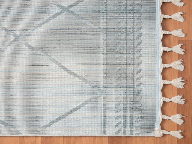 Myflair Möbel & Accessoires Hochflor-Teppich Moroccan Design, LAGERRÄUMUNG, rechteckig, Höhe: 24 mm, modern, marokkanisches Design, Rauten Muster, weich, mit Fransen