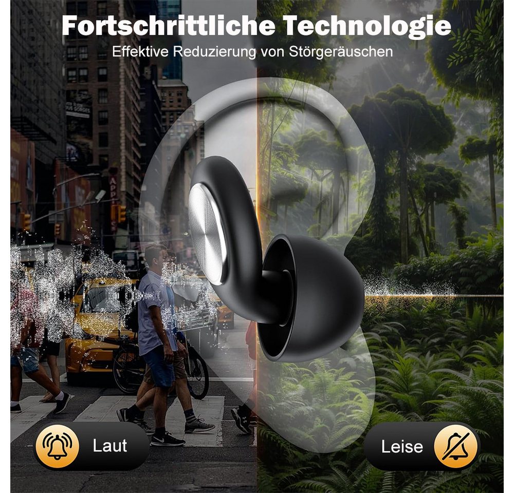 AFKSMILE Gehörschutzstöpsel Ohrstöpsel zum Schlafen, 45dB Ohrstöpsel mit Geräuschunterdrückung, Weich Bequem für Schlafen, Reisen, Konzentration, Flugzeug, Konzerte