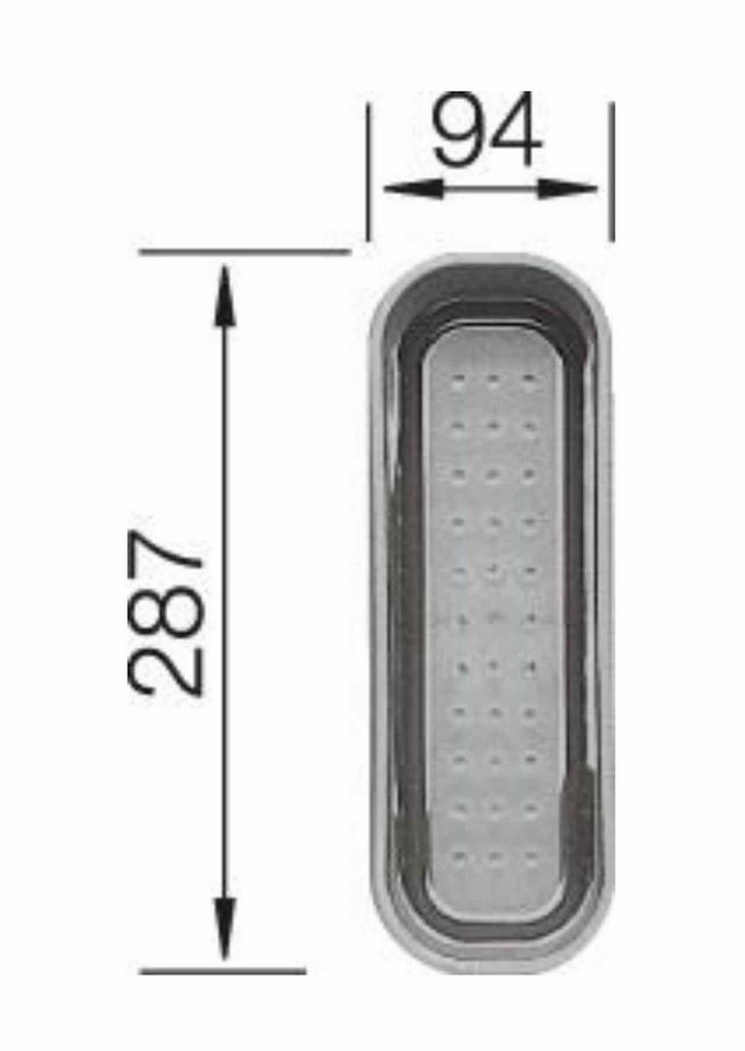 Blanco Einbauspüle BLANCO Resteschale CLASSIC 5S, 8S grau transluzent Bild 2