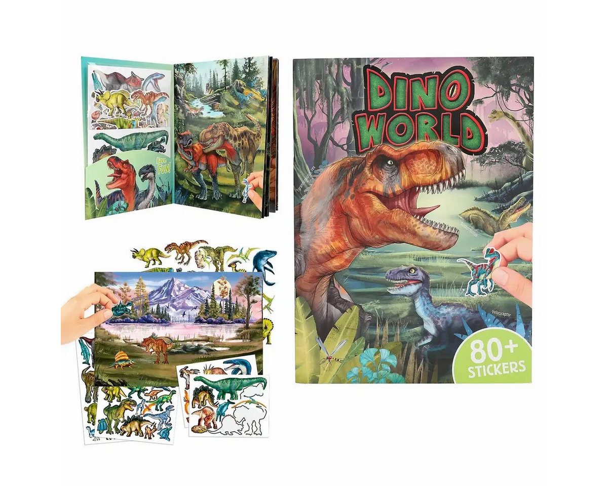 Dino World Stickerbuch DINO World Stickerbuch mit Puffy Stickern Bild 2